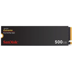 SSD - SANDISK - Extreme 500 Go - M.2 2280 - PCIe Gen 4 NVMe - 5150 Mo/s