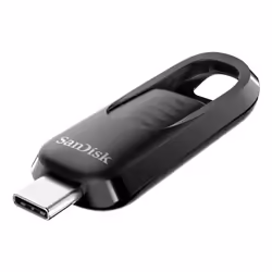 SanDisk SDCZ480-1T00-G46, 1 To, USB Type-C, 3.2 Gen 1 (3.1 Gen 1), 400 Mo/s, Slide, Noir