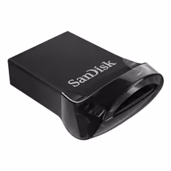 SanDisk Ultra Fit, 1 To, USB Type-A, 3.2 Gen 1 (3.1 Gen 1), 400 Mo/s, Sans capuchon, Noir