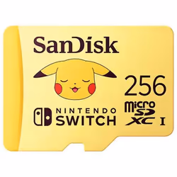 Carte Micro SD SANDISK MICRO SDXC 256GB PIKACHU SWITCH