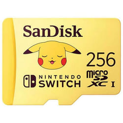 Carte Micro SD SANDISK MICRO SDXC 256GB PIKACHU SWITCH