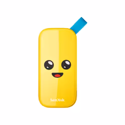 SanDisk SDSSDE30-2T00-G25F lecteur à circuits intégrés externe 2 To USB Type-C 3.2 Gen 2 (3.1 Gen 2) Jaune