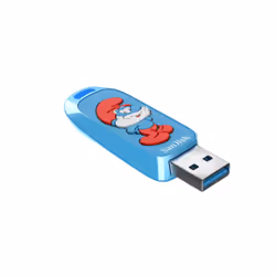 SanDisk Smurf lecteur USB flash 64 Go USB Type-A 3.2 Gen 1 (3.1 Gen 1) Bleu - Vue supplémentaire 2