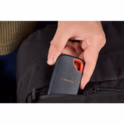 SanDisk Extreme Portable SSD (V3) 2 To USB Type-C USB 3.2 Gen 2x2 Rouge, Bleu - Vue supplémentaire 3