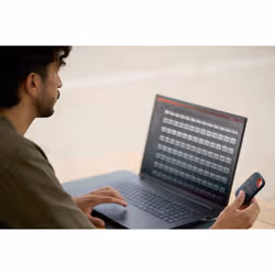 SanDisk Extreme Portable SSD (V3) 2 To USB Type-C USB 3.2 Gen 2x2 Rouge, Bleu - Vue supplémentaire 4