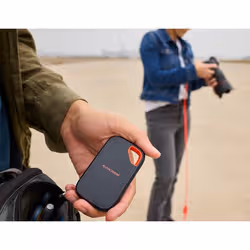 SanDisk Extreme Portable SSD (V3) 2 To USB Type-C USB 3.2 Gen 2x2 Rouge, Bleu - Vue supplémentaire 5