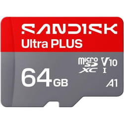 Carte mémoire micro SD Sandisk Ultra® Plus 64 Go UHS-I