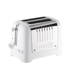 Dualit Grille-pain 2 fentes 1200w blanc/inox - 26223