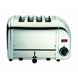 Dualit - grille-pains 4 fentes 2200w inox - 40365 - TU