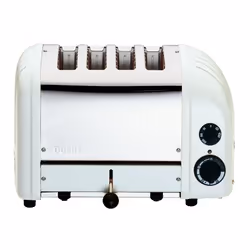 Dualit 4 slot NewGen, 4 part(s), Acier inoxydable, Blanc, Aluminium, Acier inoxydable, 2200 W, 360 mm, 210 mm