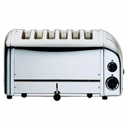 Grille-pain électrique DUALIT VARIO - 6 Fentes - Inox