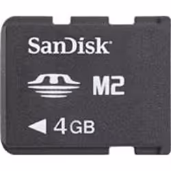 SanDisk Memory Stick Micro M2 4GB, 4 Go, M2, 10 Mo/s, 3 Mo/s, Noir