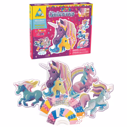 Faujas Mosaïques Licornes Et Poneys, Femelle, Papier, Multicolore, 01-01-2016, Chine, CE