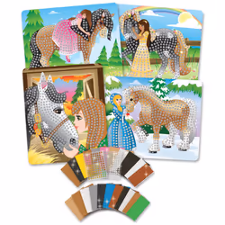 Faujas Mosaïques Chevaux - Mosaïques Aux Numéros