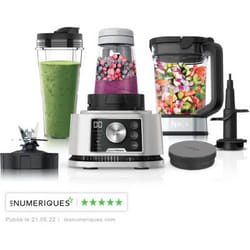 Ninja CB350EU blender 2,1 L Mélangeur de table 1200 W Argent