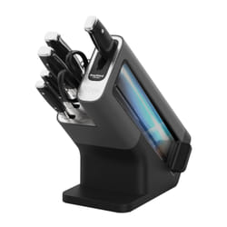 Ninja Foodi StaySharp Bloc à couteaux Acier inoxydable Noir, Argent
