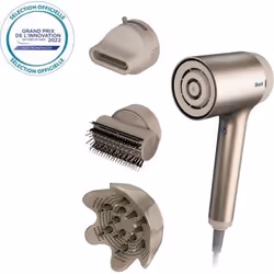 Shark STYLE iQ HD120SLEU, Champagne, Monochromatique, 2,5 m, Boutons, 1600 W, 120 mm