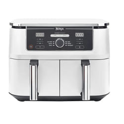 Ninja AF400EU Double 9,25 L Autonome 2470 W Friteuse d’air chaud Blanc