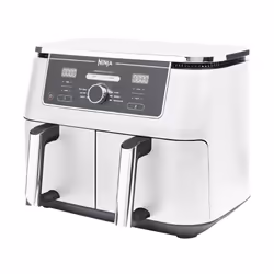 Ninja AF400EU Double 9,25 L Autonome 2470 W Friteuse d’air chaud Blanc