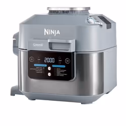 Ninja ON400DE, Friteuse d’air chaud, 5,7 L, Unique, Gris, Tactile, Autonome