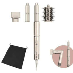 Shark HD424SLEU brosse soufflante et fer à lisser Kit d'accessoires de coiffure Or rose, Argent 1400 W 2,5 m