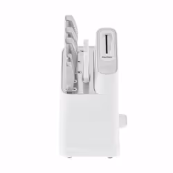 Ninja K62006EUWH, Jeu de couteaux, Acier inoxydable, Acier inoxydable, Acier inoxydable, Blanc, Acier inoxydable