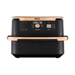 Ninja AF500EUCP friteuse Double 10,4 L Autonome 2470 W Friteuse d’air chaud Noir, Cuivre