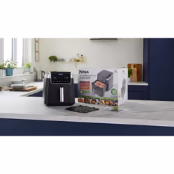 Ninja AF180DE friteuse Unique 6,2 L Autonome 2000 W Friteuse d’air chaud Noir