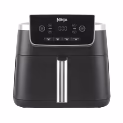 Ninja AF140UK, Friteuse d’air chaud, 4,7 L, 2 personne(s), Unique, Noir, Boutons