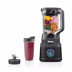 Ninja Detect Power Mixer Pro, Mélangeur de table, 2,1 L, Fonction d'impulsion, Pileur de glace, 1200 W, Noir