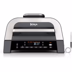 Ninja DG551EU, Noir, Argent, Vitrocéramique, 1760 W, 282 mm, 420 mm, 400 mm