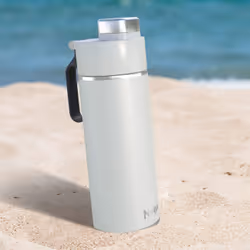 SharkNinja Thirsti Utilisation quotidienne, Fitness, Randonnée, Sports 700 ml Plastique, Acier inoxydable Blanc