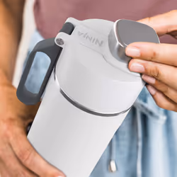 SharkNinja Thirsti Utilisation quotidienne, Fitness, Randonnée, Sports 700 ml Plastique, Acier inoxydable Blanc - Vue supplémentaire 4