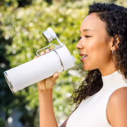 SharkNinja Thirsti Utilisation quotidienne, Fitness, Randonnée, Sports 700 ml Plastique, Acier inoxydable Blanc - Vue supplémentaire 5