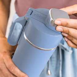 SharkNinja Thirsti Utilisation quotidienne, Fitness, Randonnée, Sports 700 ml Plastique, Acier inoxydable Bleu - Vue supplémentaire 4