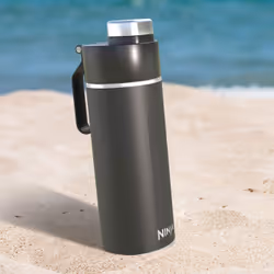 SharkNinja Thirsti Utilisation quotidienne, Fitness, Randonnée, Sports 700 ml Plastique, Acier inoxydable Noir