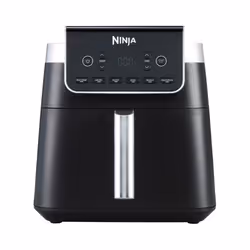 Ninja MAX PRO, Friteuse d’air chaud, 6,2 L, Unique, Noir, Acier inoxydable, Rotatif, Autonome