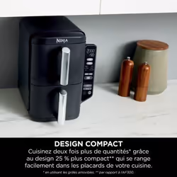 Ninja Friteuse sans huile Double Stack 7,6 L SL300EU