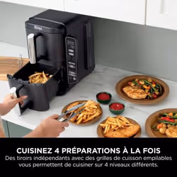 Ninja Friteuse sans huile Double Stack 7,6 L SL300EU