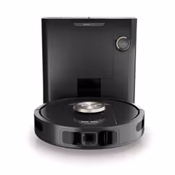 Sharkclean PowerDetect robot aspirateur 0,23 L Sans sac Noir, Argent
