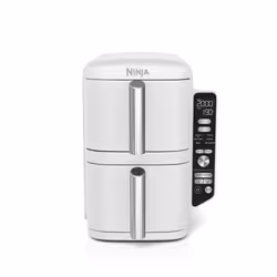 SharkNinja SL400EUWH friteuse Double 9,5 L Autonome 2470 W Friteuse d’air chaud Blanc