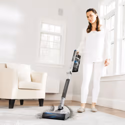 Shark IZ380EUT aspirateur balai et balai électrique Batterie Sec Sans sac 0,7 L Métallique