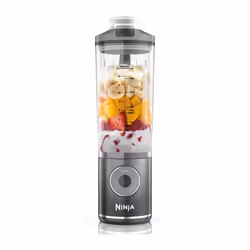 Ninja BC251EUGY, Mixeur portable, 0,57 L, Pileur de glace, Gris, Transparent
