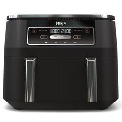 Ninja AF200EU friteuse Double 7,6 L Autonome 2400 W Friteuse d’air chaud Noir