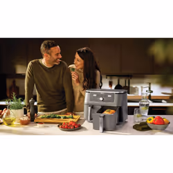 Ninja DZ400EU Double Airfryer 9,5 L Dual Zone 2470 W Gris - Vue supplémentaire 4