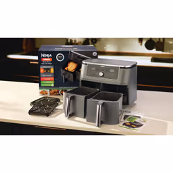 Ninja DZ400EU Double Airfryer 9,5 L Dual Zone 2470 W Gris - Vue supplémentaire 7