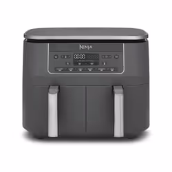 Ninja DZ300EU, Friteuse d’air chaud, 7,6 L, 3,2 kg, 240 °C, Double, Gris