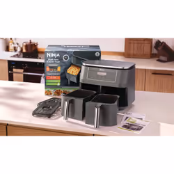 Ninja DZ300EU Friteuse à air chaud Double 7,6L 2400W Gris - Vue supplémentaire 7