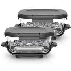 Ninja Crispi TempWare Carré contenant 1,4 L Transparent 2 pièce(s)
