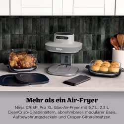 Ninja Crispi Pro 7-in-1 Unique Autonome 2050 W Friteuse Gris foncé - Vue supplémentaire 8